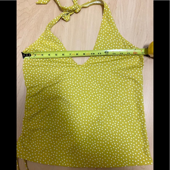 NWT Bikini Top Swimming Mustard White dot. Size 2 - Picture 7 of 8